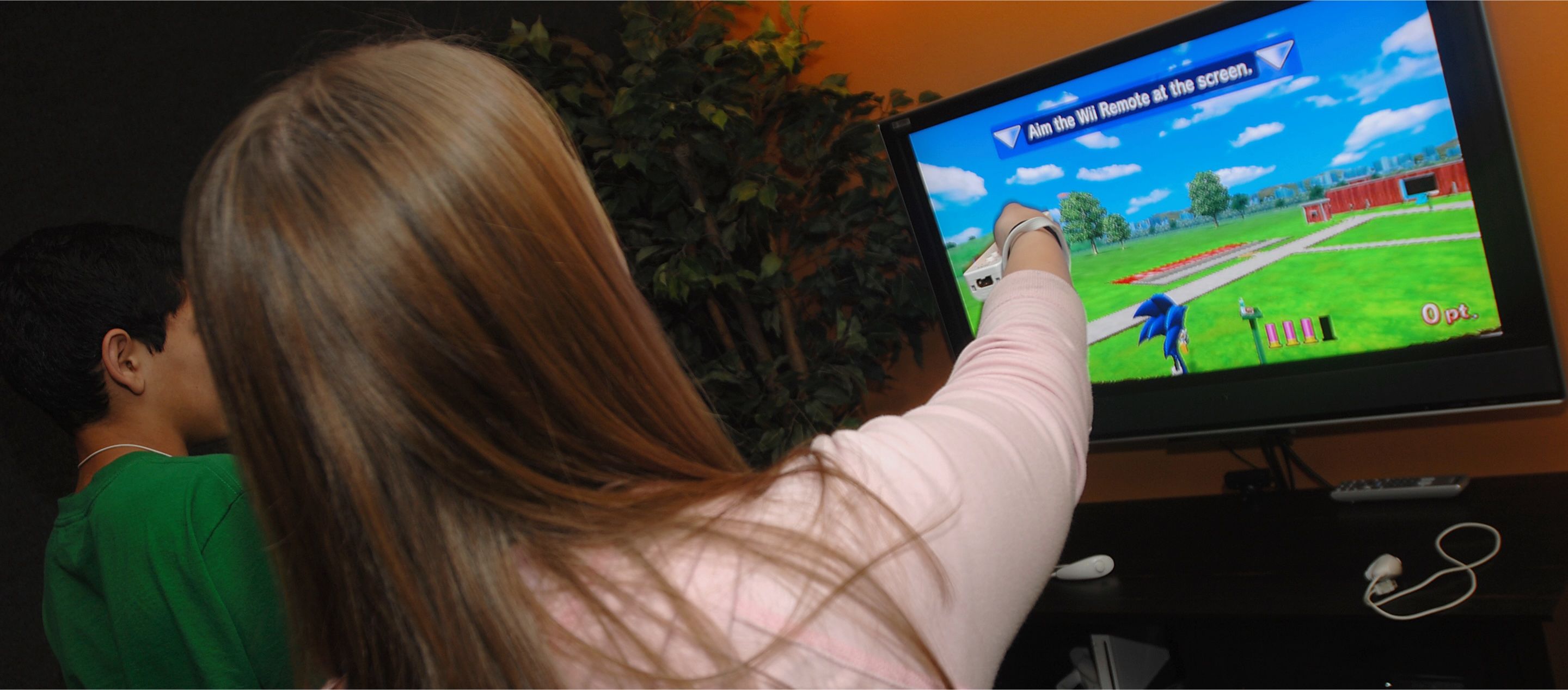 Students in learning games lab